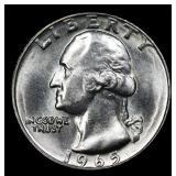 1965 SMS Washington Quarter 25c Grades sp66