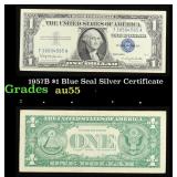 1957B $1 Blue Seal Silver Certificate Grades Choic