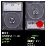 1960 Proof Roosevelt Dime 10c pr69+ SEGS