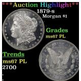 ***Major Highlight*** 1879-s Morgan Dollar $1 ms67