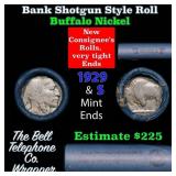 Buffalo Nickel Shotgun Roll in Old Bank Style 