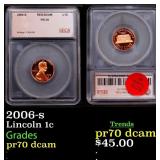 2006-s Proof Lincoln Cent 1c pr70 dcam SEGS