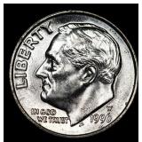 1996-w Roosevelt Dime 10c Grades GEM+++ Unc