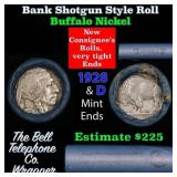 Buffalo Nickel Shotgun Roll in Old Bank Style 