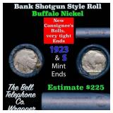 Buffalo Nickel Shotgun Roll in Old Bank Style 