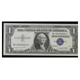 1957A $1 Blue Seal Silver Certificate Grades Gem C