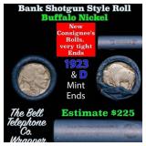 Buffalo Nickel Shotgun Roll in Old Bank Style 