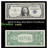 1957A $1 Blue Seal Silver Certificate Grades Choic