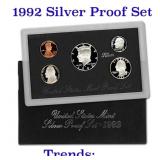 1992 United States Mint Silver Proof Set
