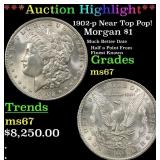 ***Major Highlight*** 1902-p Morgan Dollar Near To