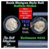 Buffalo Nickel Shotgun Roll in Old Bank Style 
