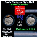 Buffalo Nickel Shotgun Roll in Old Bank Style 