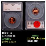 1988-s Proof Lincoln Cent 1c pr70 dcam SEGS