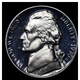 1970-s Proof Jefferson Nickel 5c Grades GEM++ Proo