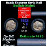 Buffalo Nickel Shotgun Roll in Old Bank Style 