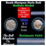 Buffalo Nickel Shotgun Roll in Old Bank Style 