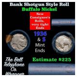 Buffalo Nickel Shotgun Roll in Old Bank Style 