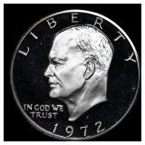 1972-s Silver Proof Eisenhower Dollar $1 GEM++ Pro
