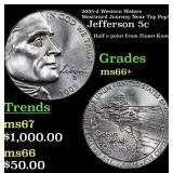 2005-d Western Waters Jefferson Nickel Westward Jo
