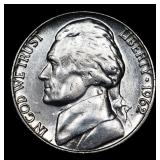 1962-p Jefferson Nickel 5c Grades GEM+ Unc