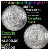 ***Major Highlight*** 1887-o Morgan Dollar $1 ms64