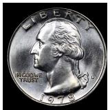 1978-d Washington Quarter 25c Grades GEM+ Unc