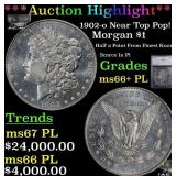 ***Major Highlight*** 1902-o Morgan Dollar Near To