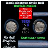 Buffalo Nickel Shotgun Roll in Old Bank Style 