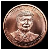 1oz .999 Fine Copper Bullion Round - Trump style