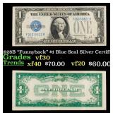 1928B "Funnyback" $1 Blue Seal Silver Certificate