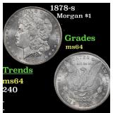 1878-s Morgan Dollar $1 Grades Choice Unc