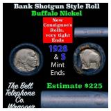 Buffalo Nickel Shotgun Roll in Old Bank Style 