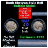 Buffalo Nickel Shotgun Roll in Old Bank Style 