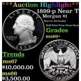 ***Major Highlight*** 1899-p Morgan Dollar Near To