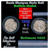 Buffalo Nickel Shotgun Roll in Old Bank Style 