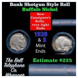 Buffalo Nickel Shotgun Roll in Old Bank Style 