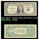 **Star Note** 1957B $1 Blue Seal Silver Certificat