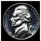 1970-s Proof Jefferson Nickel 5c Grades GEM++ Proo