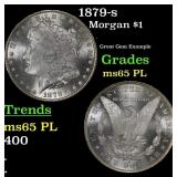 1879-s Morgan Dollar $1 Grades GEM Unc PL