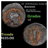 140 - 40 BC Phoenicia, Arados AE16 Ancient Grades