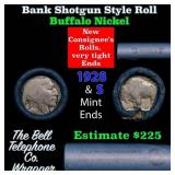 Buffalo Nickel Shotgun Roll in Old Bank Style 