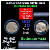 Buffalo Nickel Shotgun Roll in Old Bank Style 
