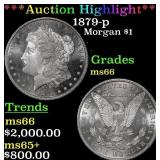 ***Major Highlight*** 1879-p Morgan Dollar $1 ms66