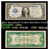 1928A "Funnyback" $1 Blue Seal Silver Certificate