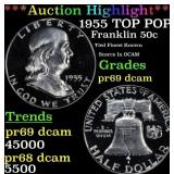 ***Major Highlight*** 1955 Proof Franklin Half Dol
