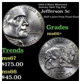 2005-d Bison Jefferson Nickel Westward Journey Nea