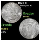 1878-s Morgan Dollar $1 Grades Choice Unc