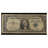 1957 $1 Blue Seal Silver Certificate Grades f+