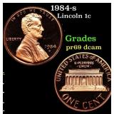 1984-s Proof Lincoln Cent 1c Grades GEM++ Proof De