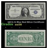 1957A $1 Blue Seal Silver Certificate Grades Choic